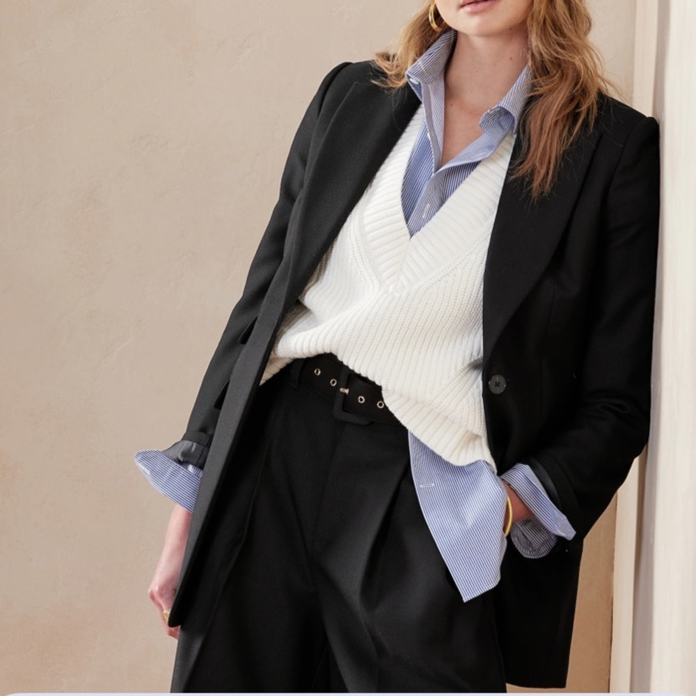 Caslon | Black Boyfriend Blazer
